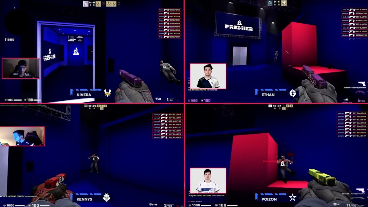 Counter-Strike - kennyS, Poizon, Nivera and  Ethan -  PERFORMANCE Challenge