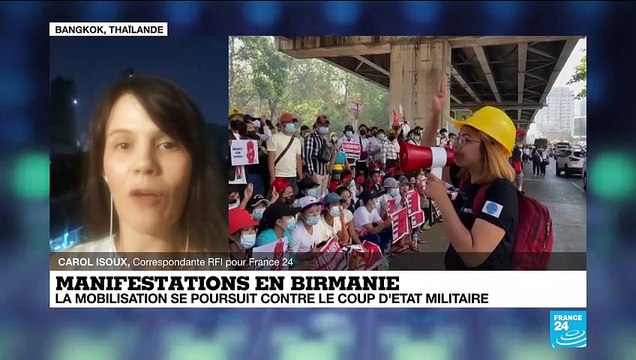 Manifestations en Birmanie : le chef de l'armée exhorte les fonctionnaires à reprendre le travail
