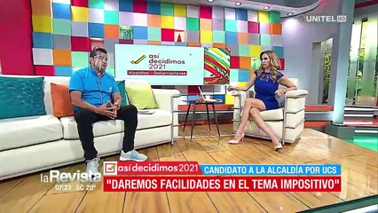 Entrevista al candidato de UCS, Johnny Fernández en La Revista