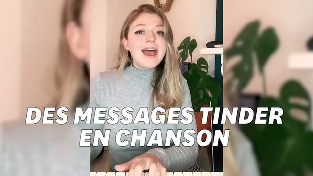 Sur TikTok, elle met en musique des messages d'utilisateurs Tinder