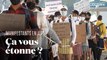 En Birmanie, des hommes manifestent en jupe contre le coup d'Etat qui a renversé Aung San Suu Kyi