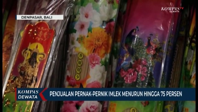 Dampak Pandemi, Penjualan Pernak Pernik Imlek Turun Sampai 75%