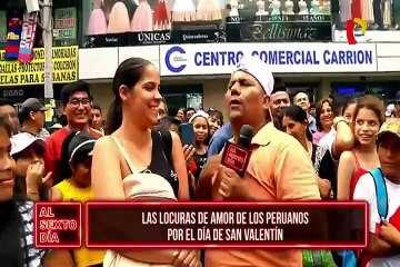 Estas son las autenticas “Locuras de Amor” de los peruanos por el día de San Valentín