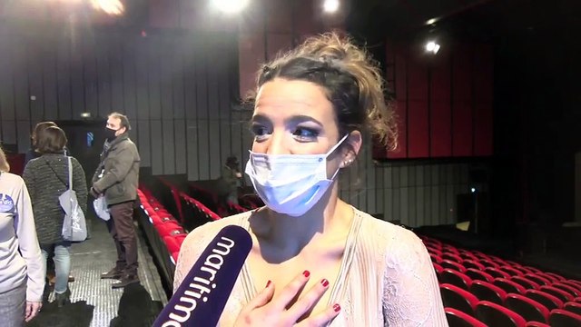 Alluana Ribeiro de la Cie Solta Collectif A4 après la présentation de Mute à Istres