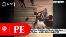 Policía frustra asalto a distribuidora de bebidas y captura a dos delincuentes | Primera Edición