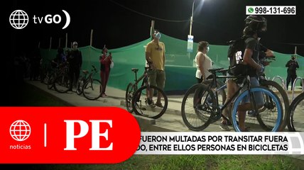 Más de 60 personas fueron multadas por transitar fuera del toque de queda | Primera Edición