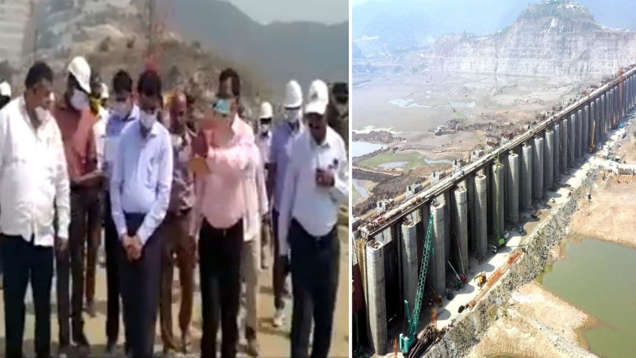 Polavaram Update : MEIL completes Polavaram Spillway pillers