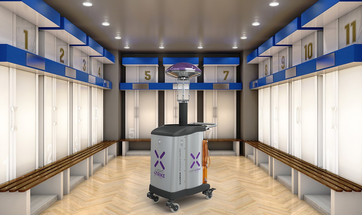 Coronavirus : un robot utilisé pour désinfecter les vestiaires avant le match Caen-PSG