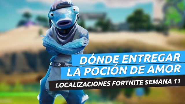 Dónde entregar la poción de amor en Pantano Pegajoso o Ciudad Cuchitril en Fortnite - localizaciones semana 11