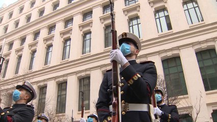 Robles asiste a la toma de posesión del nuevo jefe de Armada