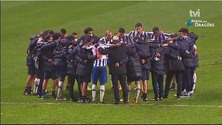 Roda da equipa no final do jogo (SC Braga 1 x 1 FC Porto)