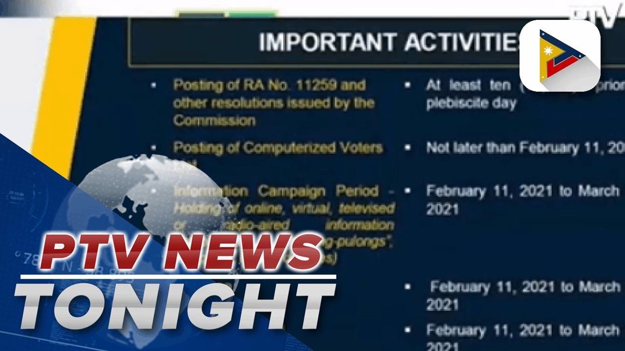 Palawan residents to head to the polls for a referendum in breaking up province to three smaller ones or not