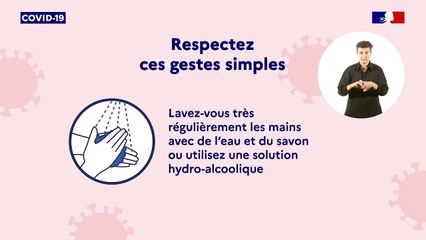 Gestes barrières Covid-19 - Guide officiel du gouvernement français