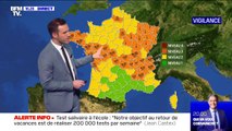 38 départements placés en vigilance orange par Météo France