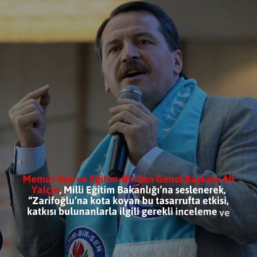 Sorumlusu kimse görevden alınsın