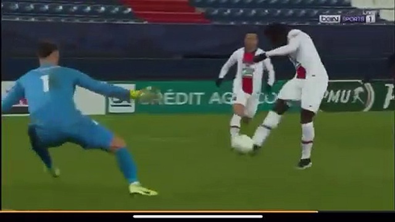 AMAZING GOAL!!    SM CAEN  0-1 PSG -  HIGHLIGHTS & GOALS  -  10.2.2021