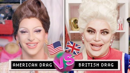 Drag Queens Miz Cracker & Baga Chipz Compare American & British Drag | The World's Our Stage