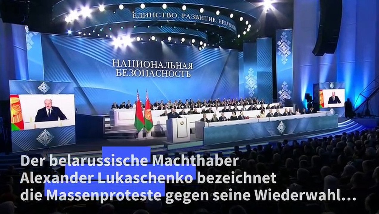 Lukaschenko: "Ich werde mein Land niemandem überlassen"