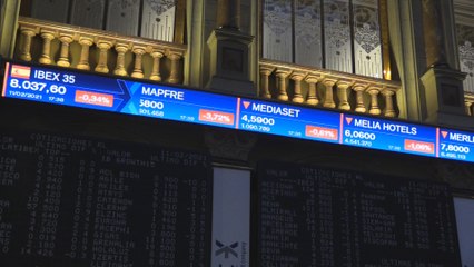 El Ibex 35 cierra su tercera jornada de caídas consecutivas tras perder un 0,34 %