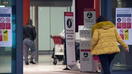 Passengers arrive as new quarantine rules come into force