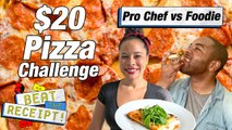 Gluten Free Pepperoni Pizza vs Veggie Pizza Challenge | Beat the Receipt | Food & Wine