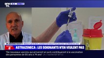 Le Dr Jérôme Marty (Union française pour une médecine libre) est contre l'utilisation du vaccin AstraZeneca pour les soignants