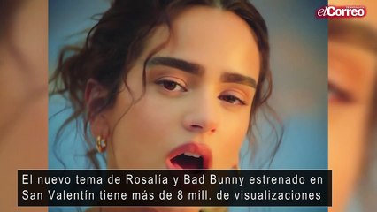 Rosalía y Bad Bunny arrasan con el nuevo tema " La noche de anoche"