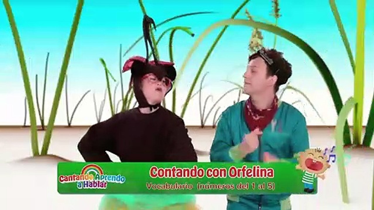 Contando con Orfelina - Vocabulario (números del 1 al 5) - Cantando Aprendo a Hablar