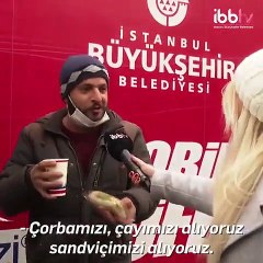 İmamoğlu "Sıcak çorbanız bizden" diyerek paylaştı: Mobil büfelerden içebilirsiniz