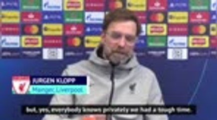 Klopp still full of energy despite 'tough times'