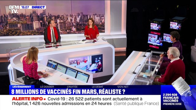 Huit millions de vaccinés fin mars : est-ce réaliste ? - 15/02