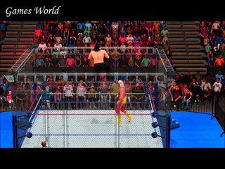 Hulk Hogan Vs Great Khali - Best Game Fight