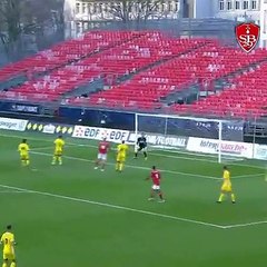 Coupe de France 2021: beau but du Béninois Steve Mounié contre Rodez