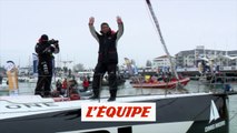 L'arrivée de Kojiro à la 16e position - Voile - Vendée Globe