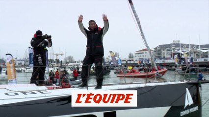 L'arrivée de Kojiro à la 16e position - Voile - Vendée Globe