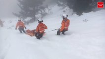 Bomberos rescatan a esquiadora en El Nevero