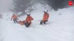 Bomberos rescatan a esquiadora en El Nevero