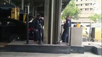 Motorista é abordado na praça de pedágio da Terceira Ponte