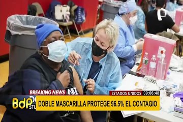 Covid-19 en EEUU: autoridades recomiendan ahora el uso de una mascarilla doble