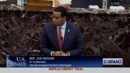WATCH: Rep. Joe Neguse calls Trump 'overwhelmingly guilty' of inciting an insurrection