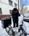 Livreur Uber Eats en Russie