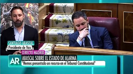 Santiago Abascal habla sobre las mascarillas