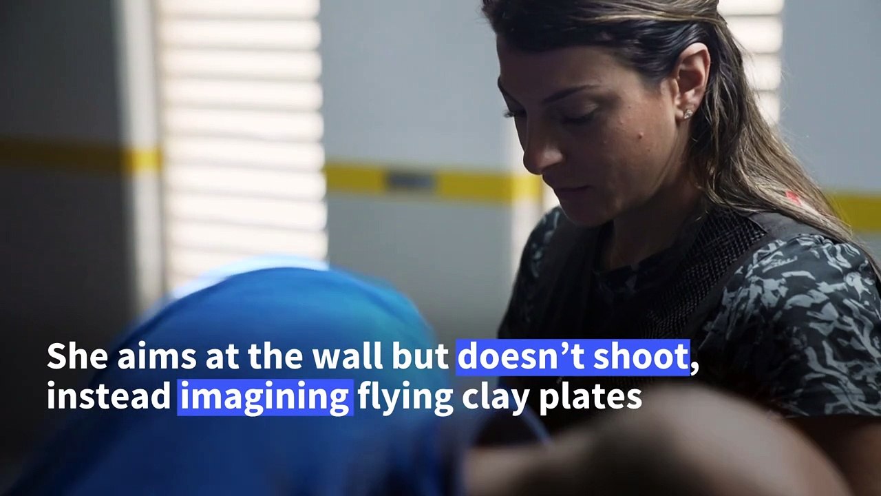 In locked-down Lebanon, Olympic trap shooter trains in garage