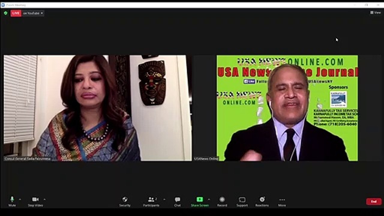 করোনাকালে নিউইয়র্কে বাংলাদেশ কনস্যুলেটের সেবা কার্যক্রম।
