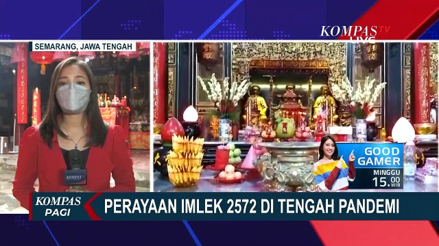 Perayaan Imlek di Klenteng Tay Kak Sie Semarang, Pasar Semawis dan Barongsai Ditiadakan