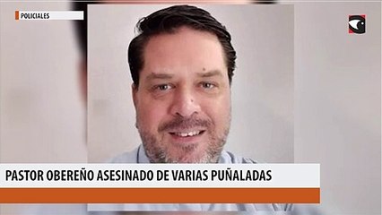 Pastor obereño asesinado a puñaladas