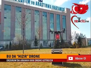 Acil durumlarda hayat kurtarıyor! Hızır drone