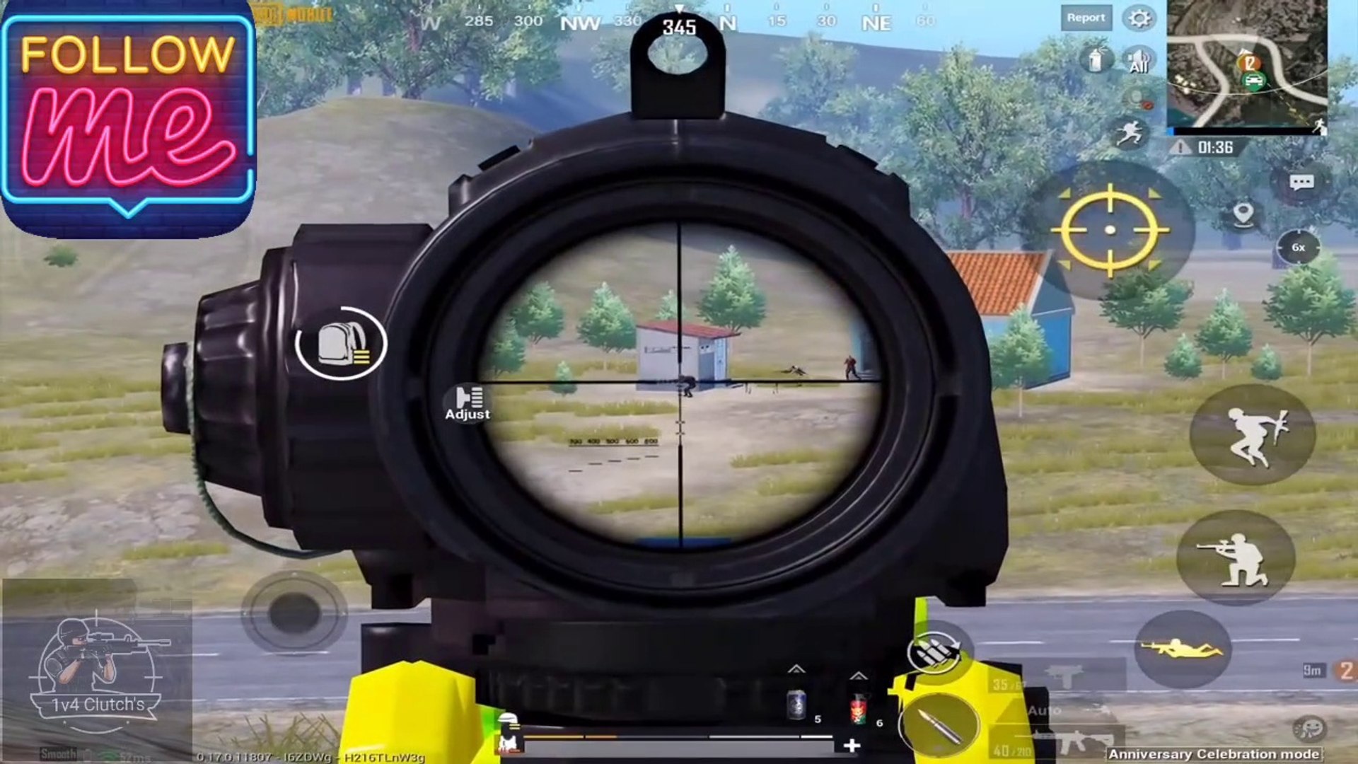 ⁣Pubg 1v4 ll pubg epic clutch's ll pubg mobile ll epic fight