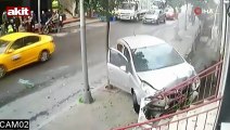 Kadına önce kaza yaptırdı sonra kaçırmaya çalıştı!
