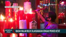 Umat Ibadah Imlek dan Doa di Wihara Bodhisatva Karaniya Metta Dilakukan Bergantian